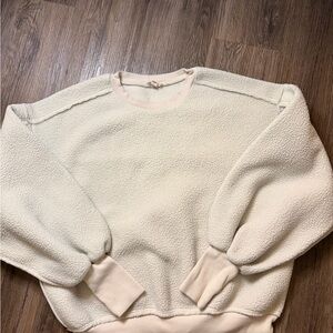 Pilcro Cream Textured Women's Sweater